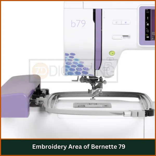 Embroidery Area of Bernette 79