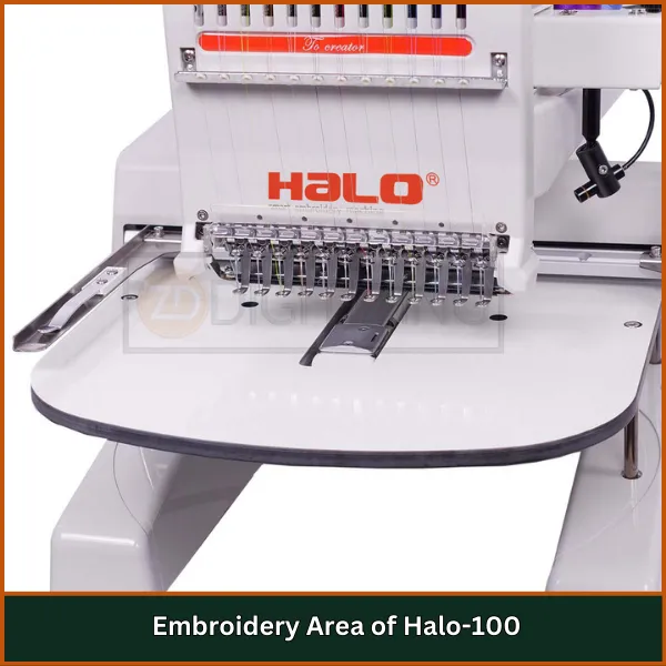 Embroidery Area of Halo-100