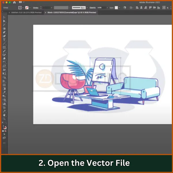 Open the Vector File