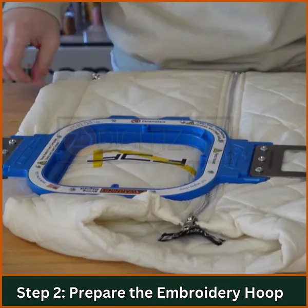 Prepare the Embroidery Hoop