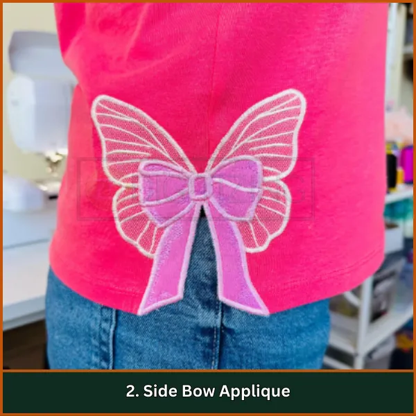 Side Bow Applique