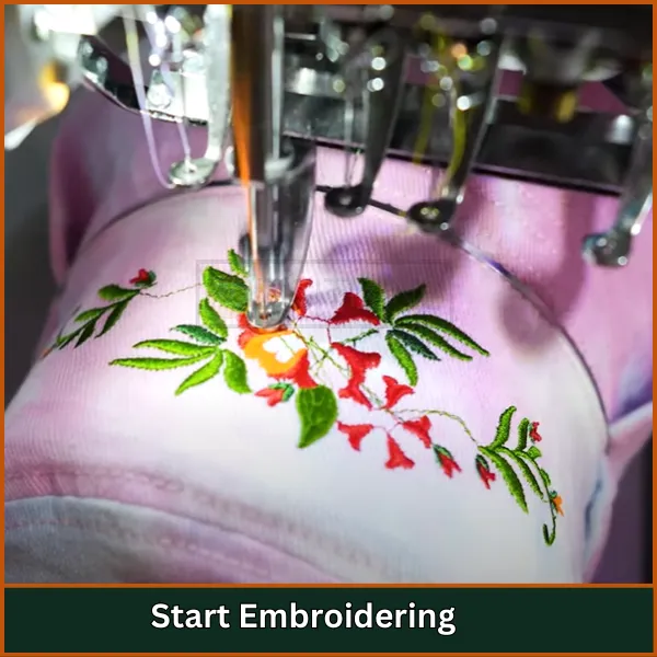 Start Embroidering