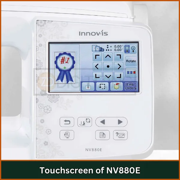 Touchscreen of NV880E