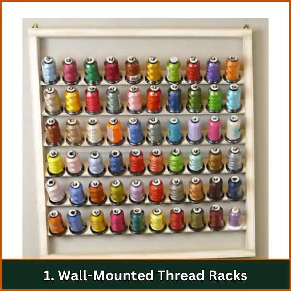 Wall-Mounted Thread Racks