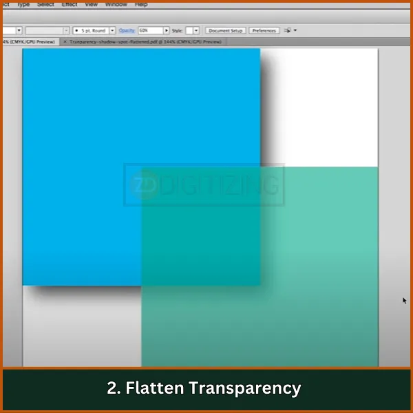 Flatten Transparency