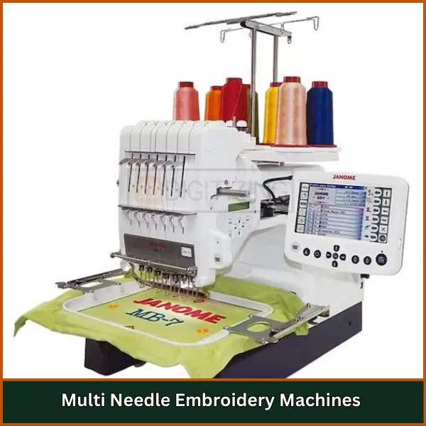 Multi Needle Embroidery Machines