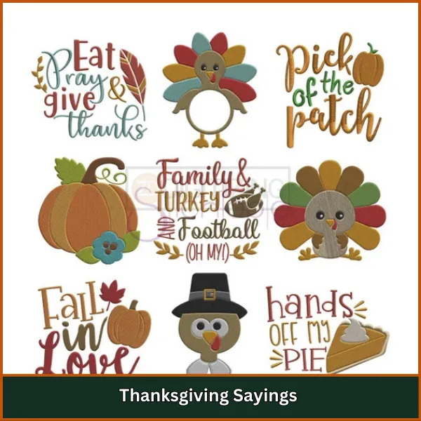 Thanksgiving Sayings