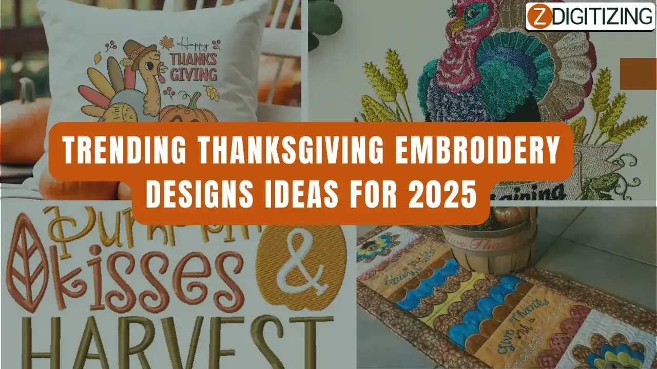 Trending Thanksgiving Embroidery Designs Ideas for 2025