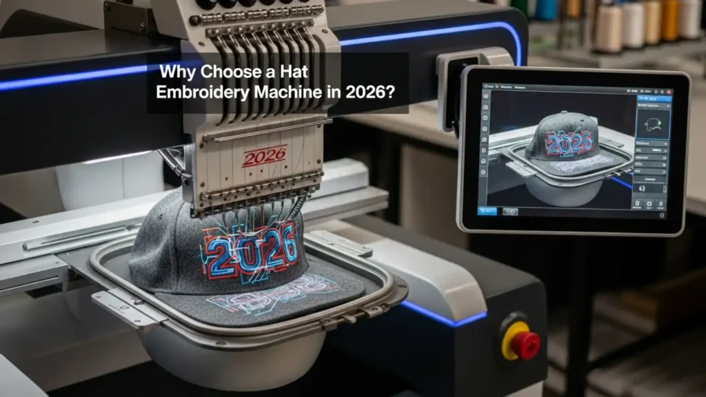 Warum man sich 2026 für eine Hutstickmaschine entscheiden sollte