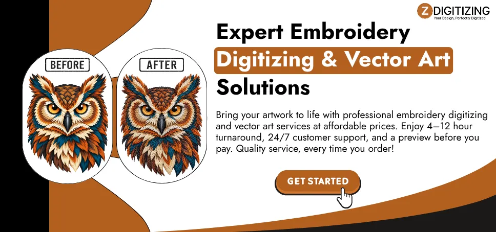 Expert Embroidery Digitizing & Vector Art Solution