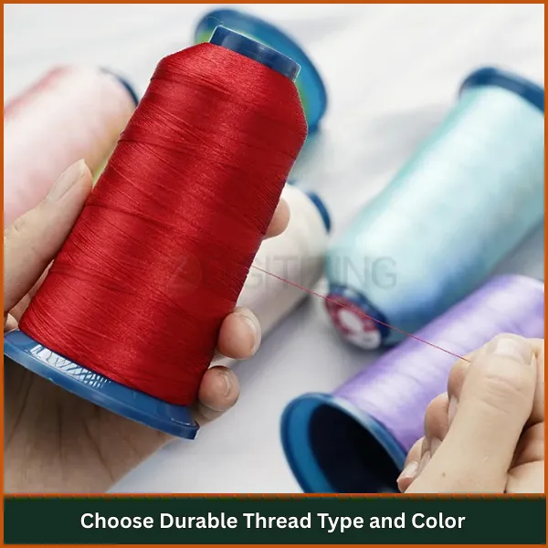 Choose Durable Thread Type and Color