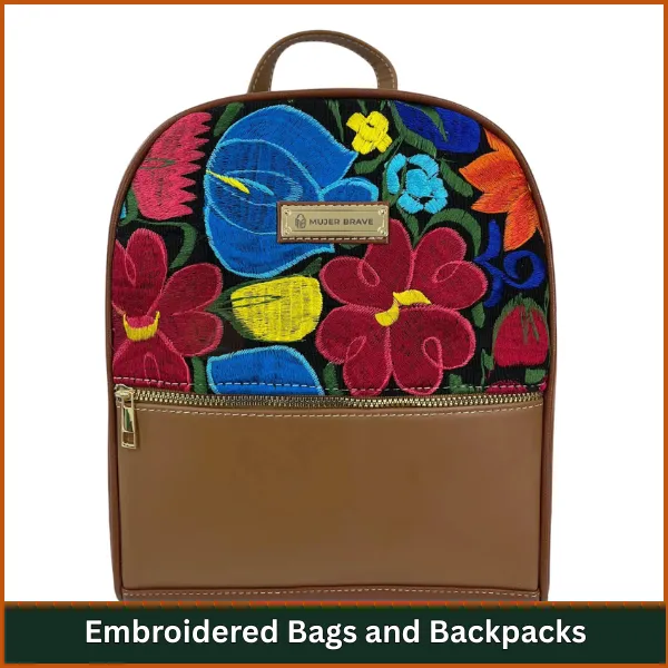 Embroidered Bags and Backpacks