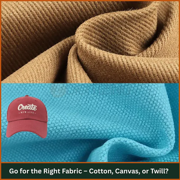 Go for the Right Fabric – Cotton, Canvas, or Twill