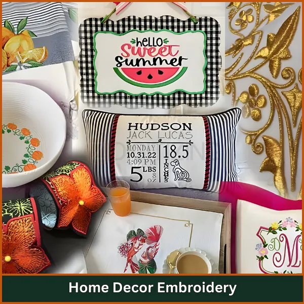 Home Decor Embroidery