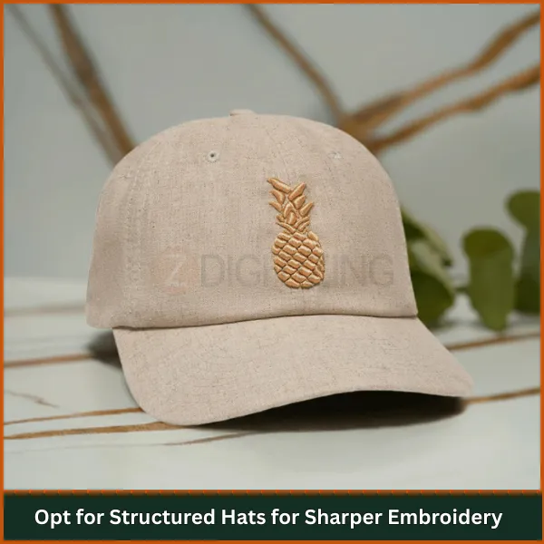 Opt for Structured Hats for Sharper Embroidery