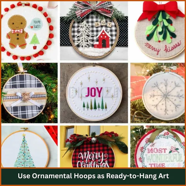 Use Ornamental Hoops as Ready-to-Hang Art