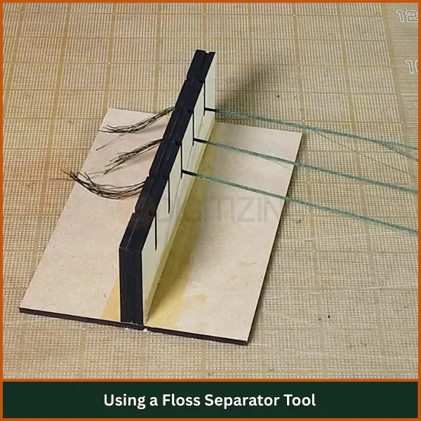 Using a Floss Separator Tool