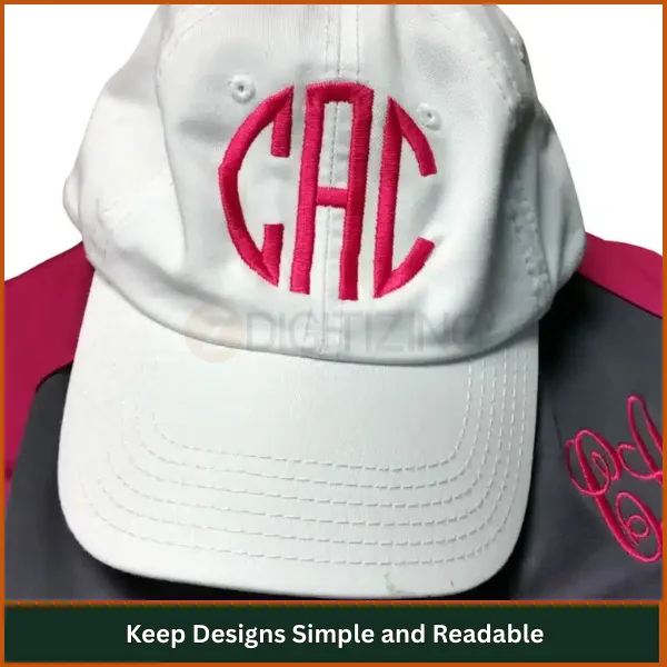 keep design simple and readable