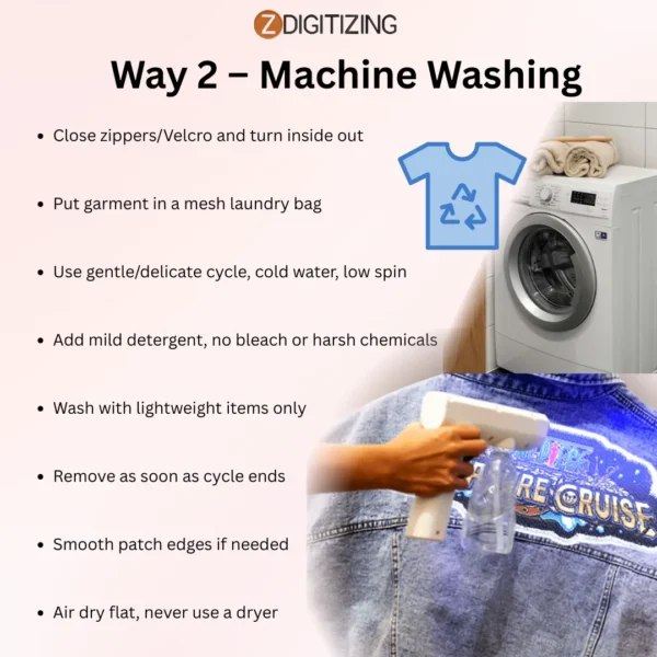 Way 2 – Machine Washing