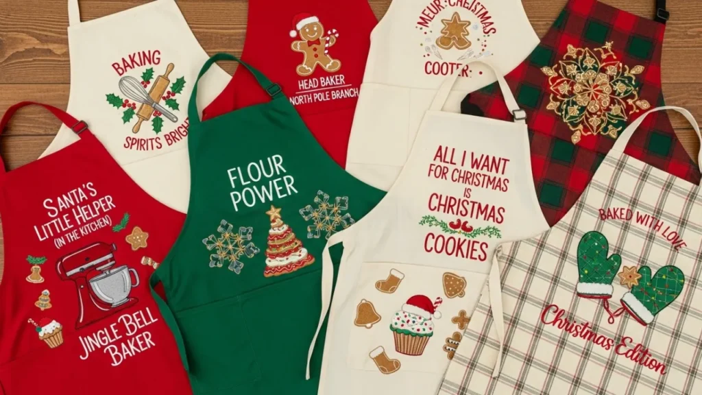 Custom Embroidered Aprons for Bakers