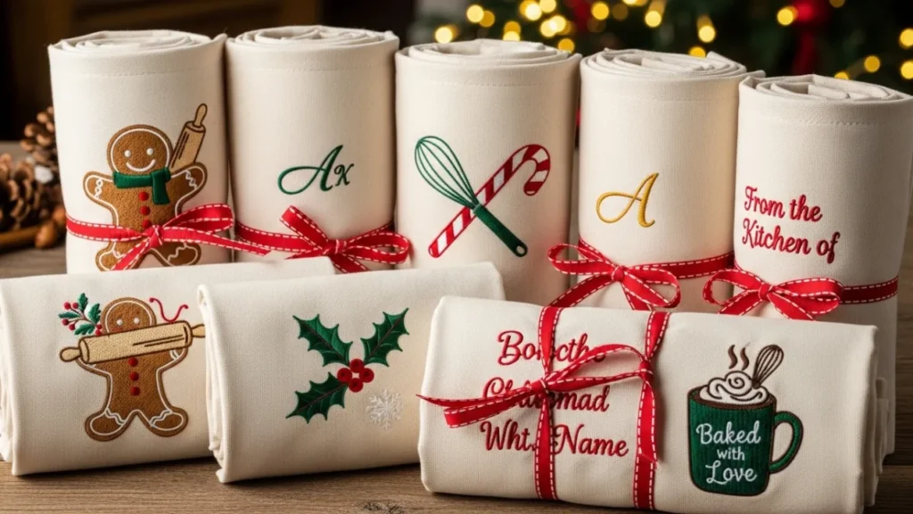 Embroidered Table Runners & Napkin Sets