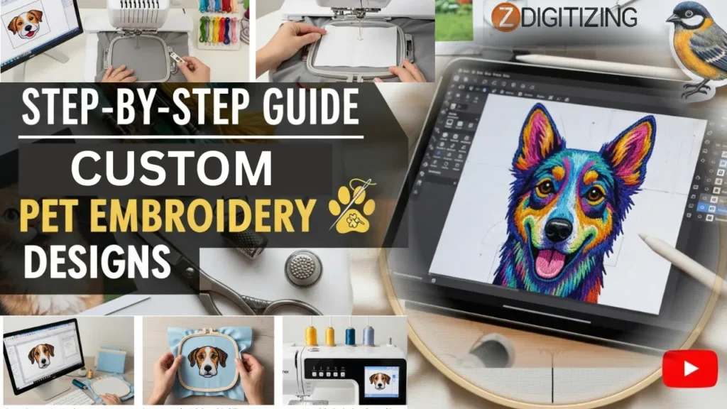 Step-by-Step Guide to Creating Custom Pet Embroidery Designs