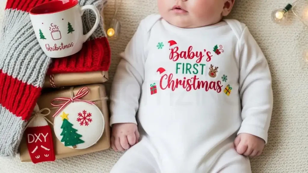 Baby’s First Christmas Onesie