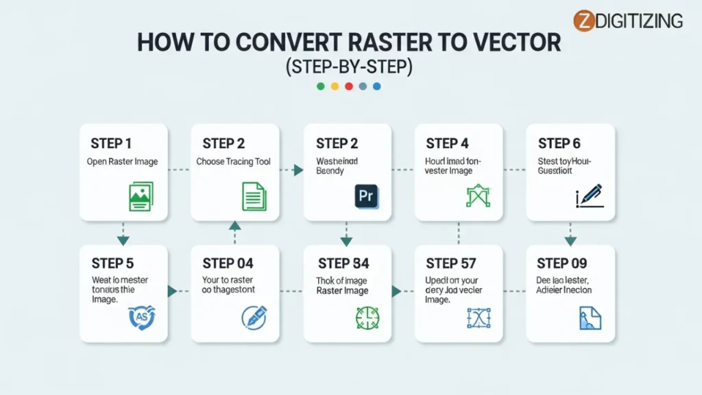 How to Convert Raster to Vector (Step-by-Step)