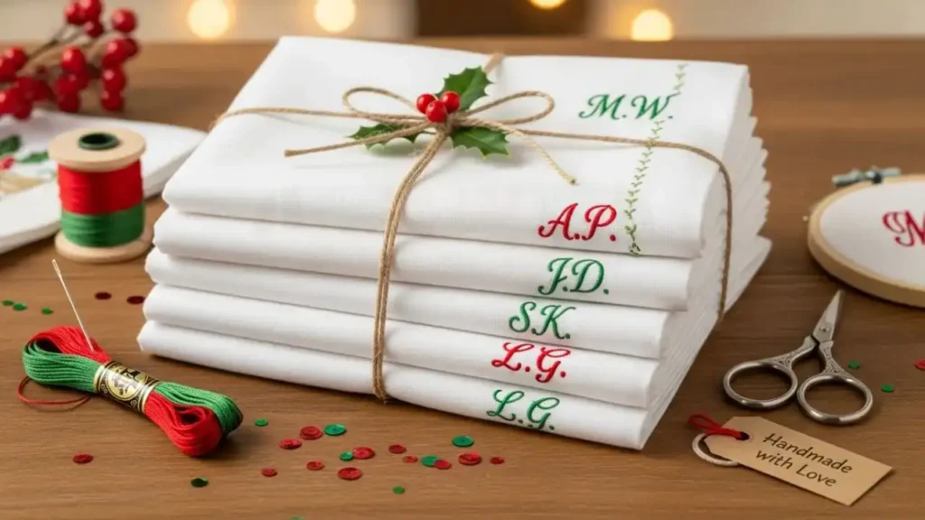 Monogrammed Handkerchiefs