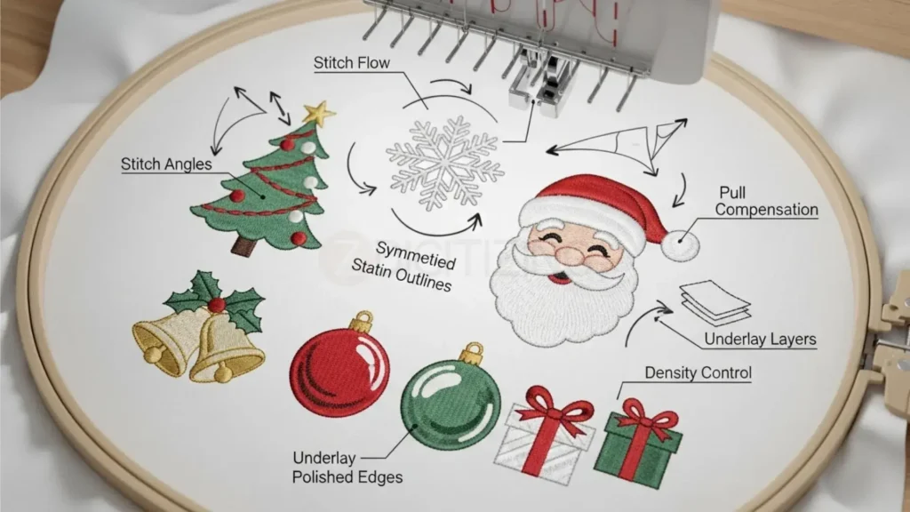 Consejos especiales de digitalización para elementos navideños populares