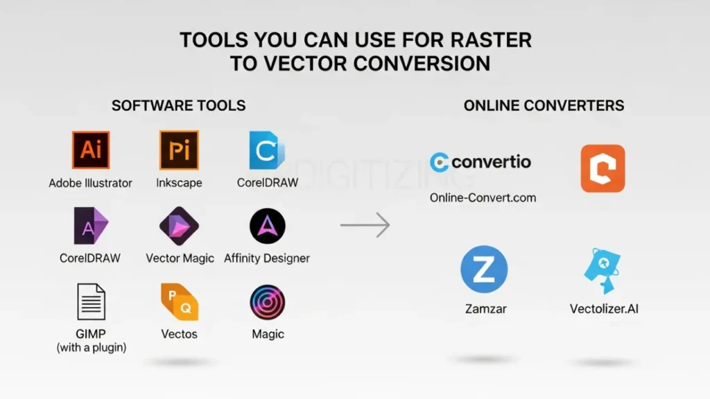 Tools You Can Use for Raster to Vector Conversion