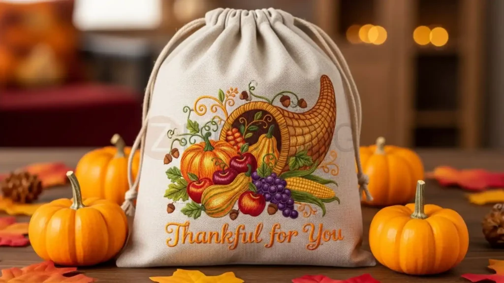 Cómo el bordado personalizado realza tus regalos de Acción de Gracias