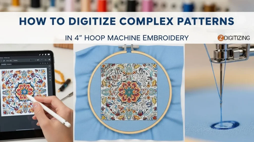 Comment numériser des motifs complexes pour la broderie machine à cadre de 10 cm (4 pouces)