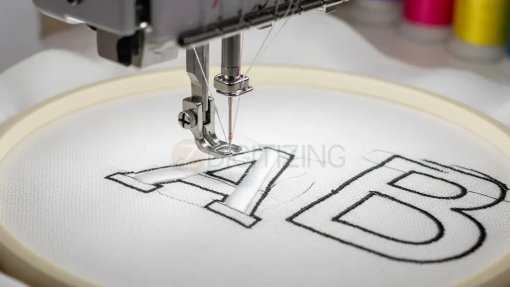 Come ricamare le lettere con una macchina