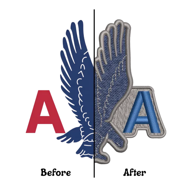 Digitalizza il logo per il ricamo