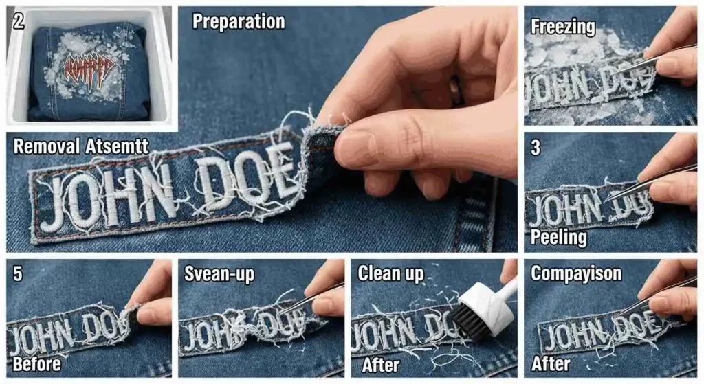 Metodo del congelatore (sbucciatura fragile per Patches_Names)