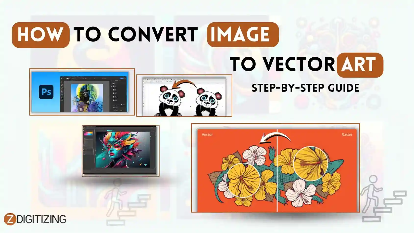 Wie man ein Bild in eine Vektorgrafik umwandelt