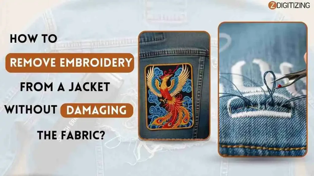 Come rimuovere un ricamo da una giacca
