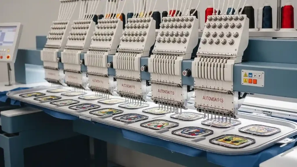 Multi-Needle Commercial Embroidery Machines