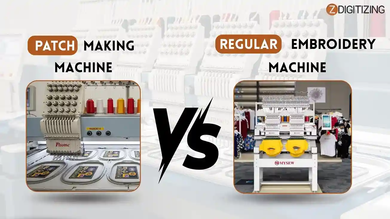 Patch Making Machine vs Regular Embroidery Machine