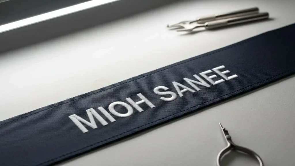 Twill (Best For Sharp Lettering and Durability)