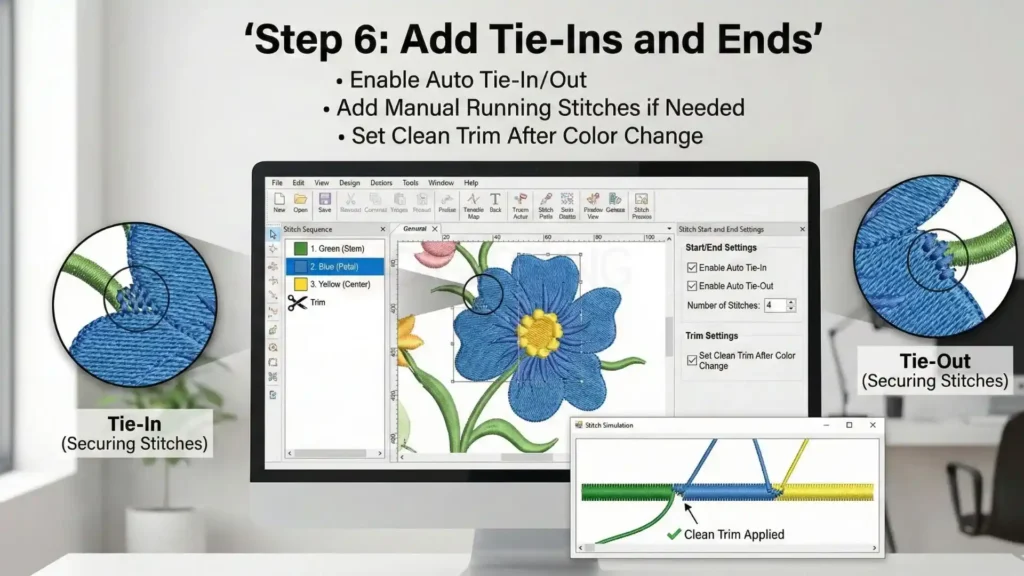 Add Tie-Ins and Ends