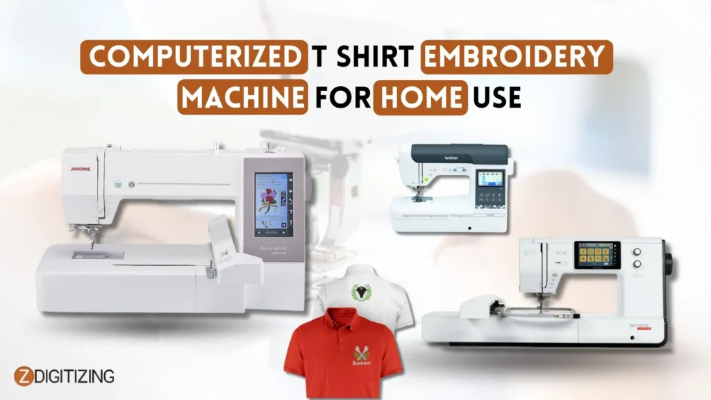 Computergesteuerte T-Shirt-Stickmaschine für den Heimgebrauch