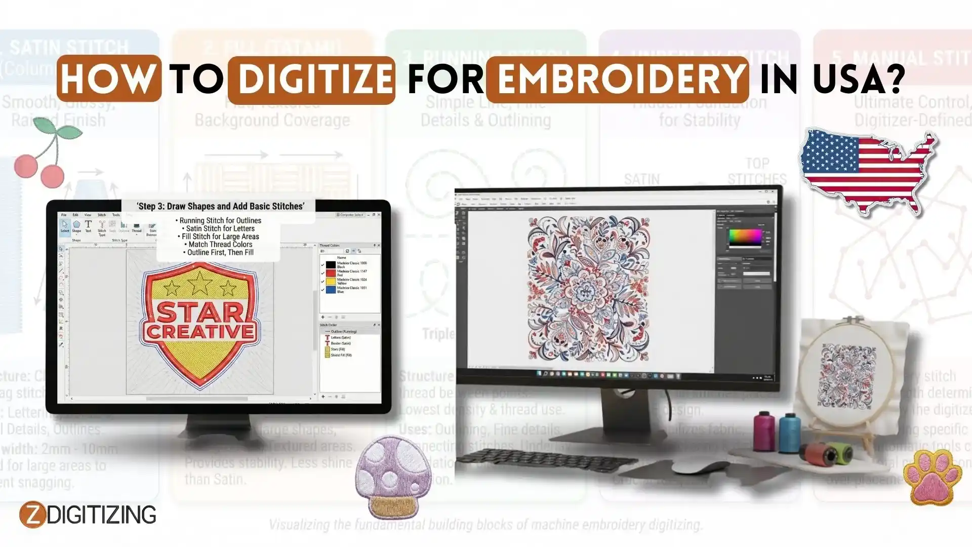 How to Digitize for Embroidery in USA