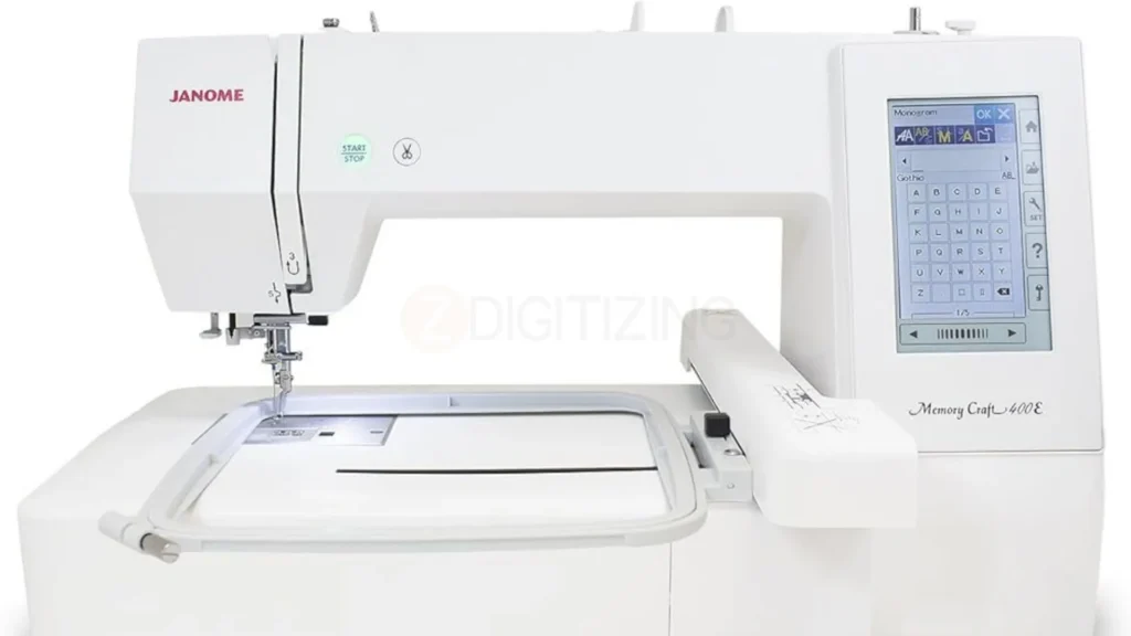 Janome Memory Craft 400E – La meilleure fiabilité pour les amateurs
