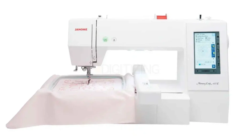 Janome Memory Craft 400E, il telaio più grande per professionisti