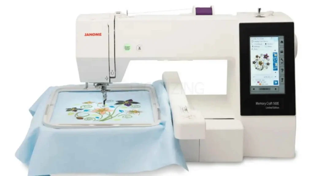 Janome Memory Craft 500E Precision Editing Leader