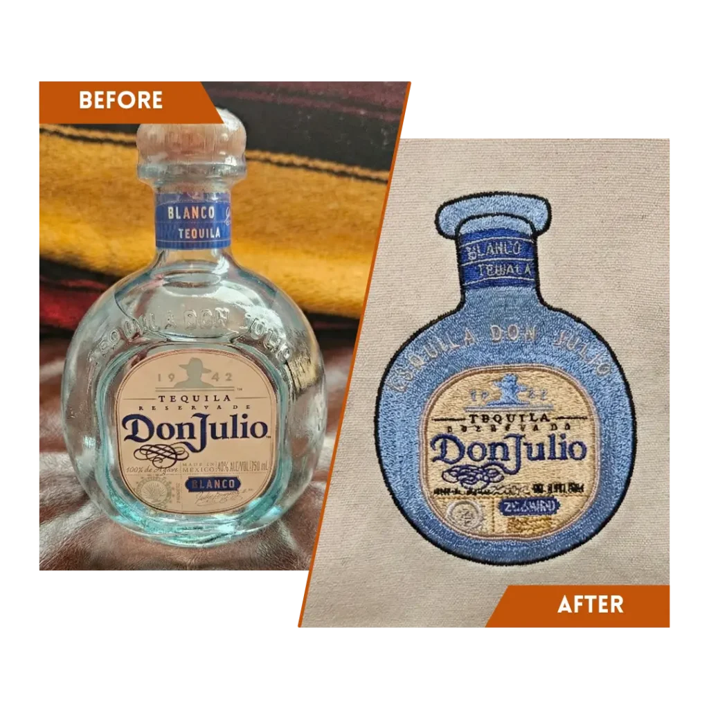 live image embroidery