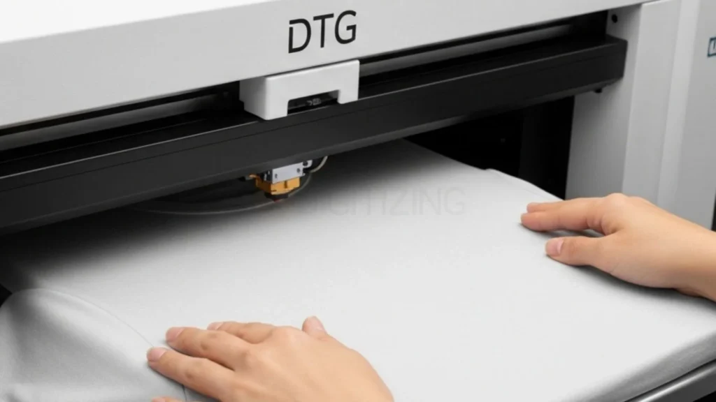 Loading the Garment on the Platen