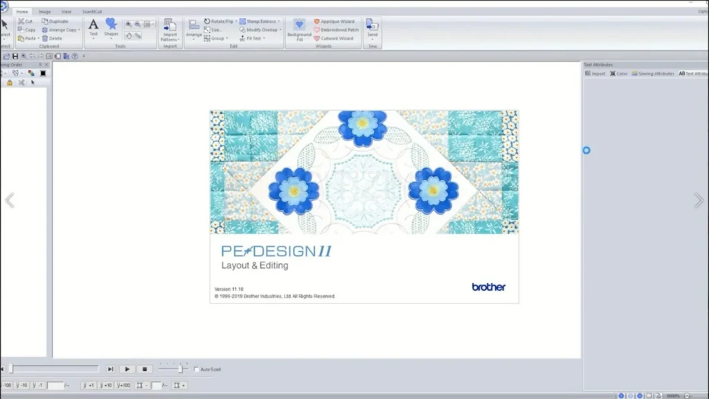 PE-Design 11, il software di punta di Brother per PC